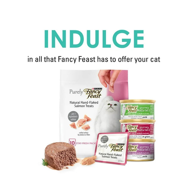 Fancy Feast Savory Cravings Natural Cat Treats Tuna Flavor, 2 pack, 1 oz per pack, plus 3 My Outlet Mall Resealable Storage Pouches
