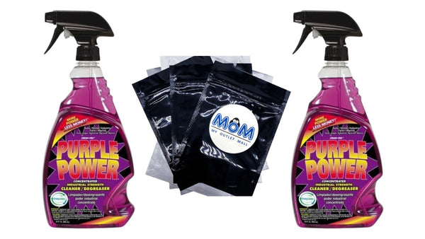 Concentrated Industrial Cleaner/Degreaser, Gel, Floor use, - 2 Packs - 32fl oz per pack - plus 3 My Outlet Mall Resealable Storage Pouches