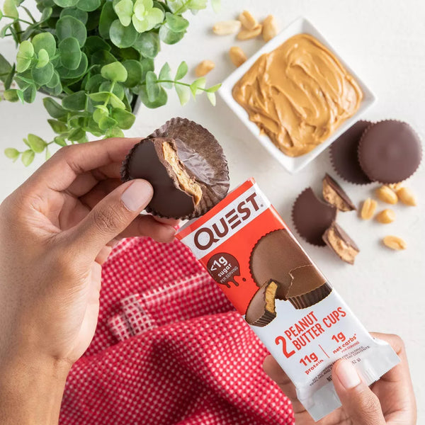 Peanut Butter Cups, Low Carb, Gluten Free, Keto Friendly, 3 pack, 4 Count per pack, plus 3 My Outlet Mall Resealable Storage Pouches