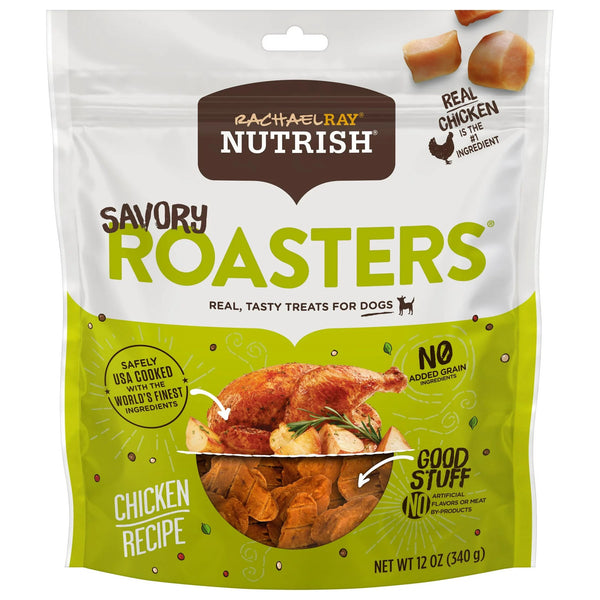 Savory Roasters Dog Treats, Chicken Recipe, 3 pack, 12 oz per pack, plus 3 My Outlet Mall Resealable Storage Pouches