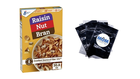 High Fiber Cereal Made with Whole Grain - 1pack - 20.8 oz per pack - plus 3 My Outlet Mall Resealable Storage Pouches