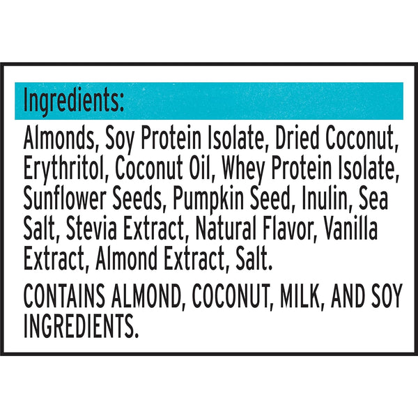 Coconut Almond Granola Cereal Keto Friendly, 2 pack, 8 oz per pack, plus 3 My Outlet Mall Resealable Storage Pouches