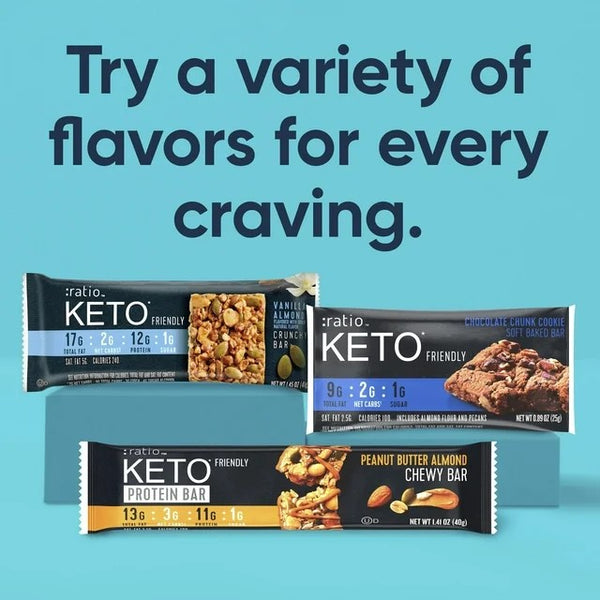 Soft Baked Bars Chocolate Chunk Cookie 1g Sugar Keto Friendly, 1 Pack, 5.34 oz 6 count per pack, plus 3 My Outlet Mall Resealable Storage Pouches