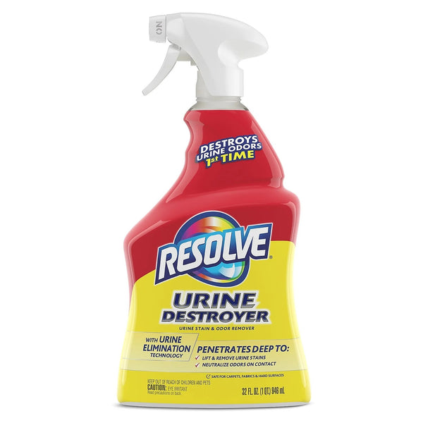 Urine Destroyer Pet Urine Stain and Odor Remover Spray, 1 Pack, 32oz per pack, plus 3 My Outlet Mall Resealable Storage Pouches