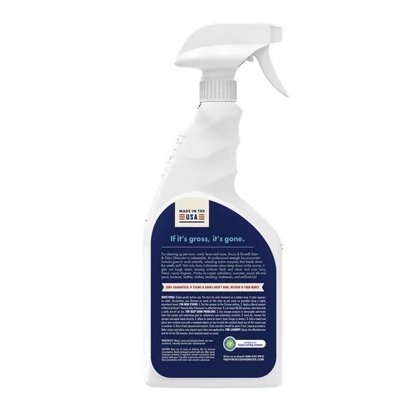 Pet Stain & Odor Eliminator Spray, 1 pack, 24fl oz, plus 3 My Outlet Mall Resealable Storage Pouches