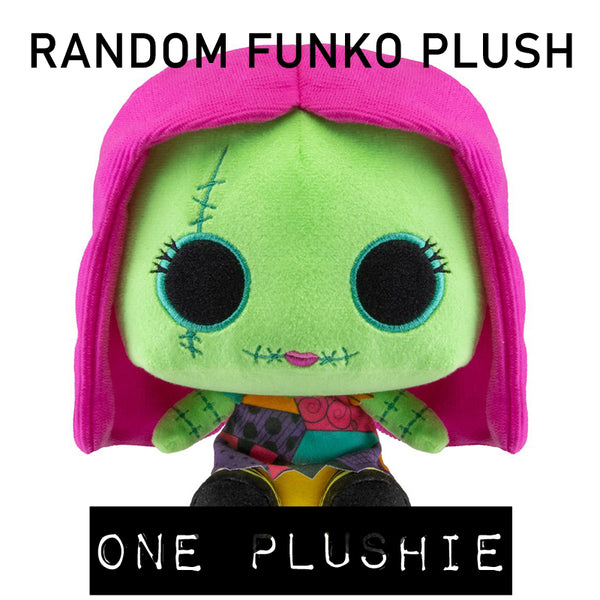 Funko Plushies Nightmare Before Christmas Blacklights Collectible Plush (One Random) Neon Plushies and 2 My Outlet Mall Stickers