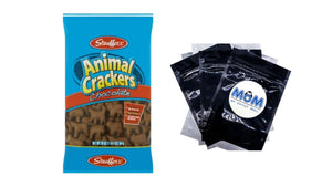 Animal Crackers Chocolate, Shelf-Stable Bag, 1 pack, 20 oz, plus 3 My Outlet Mall Resealable Storage Pouches