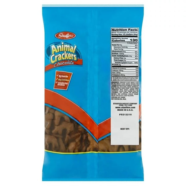 Animal Crackers Chocolate, Shelf-Stable Bag, 1 pack, 20 oz, plus 3 My Outlet Mall Resealable Storage Pouches