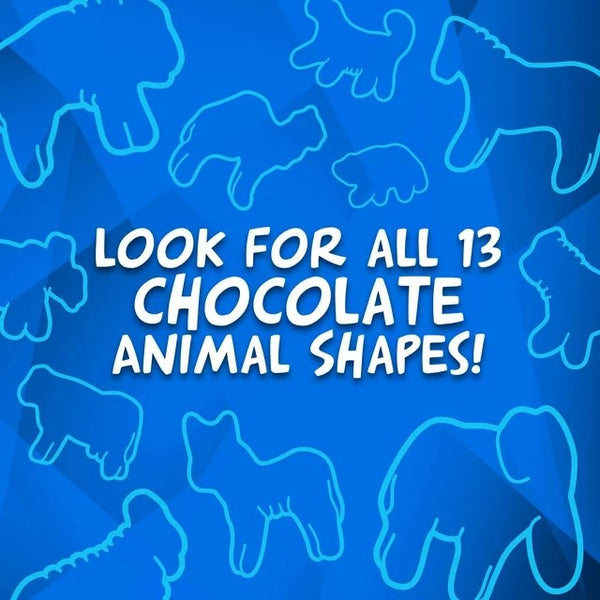 Animal Crackers Chocolate, Shelf-Stable Bag, 1 pack, 20 oz, plus 3 My Outlet Mall Resealable Storage Pouches