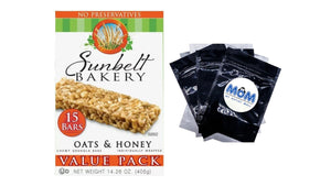 Chewy Granola Bars Oats & Honey, 1 Pack, 14.26 oz 15 count per pack, plus 3 My Outlet Mall Resealable Storage Pouches