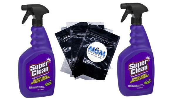 Tough Task Cleaner-Degreaser - 2 Packs - 32fl oz per pack - plus 3 My Outlet Mall Resealable Storage Pouches