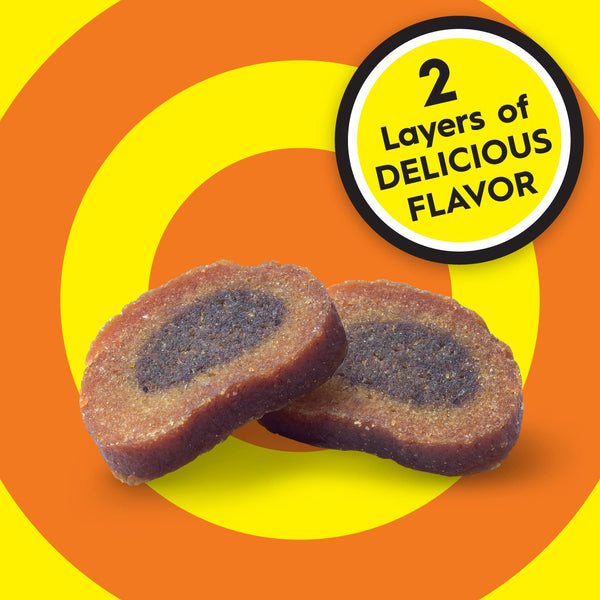 Meaty MixUps Chicken and Turkey Crunchy and Soft Cat Treats for Adult Cats, 2 pack, 1.5 oz per pack, plus 3 My Outlet Mall Resealable Storage Pouches