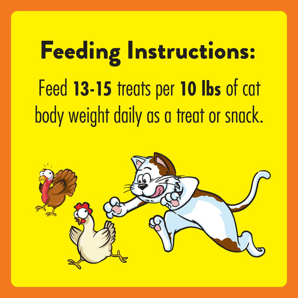 Meaty MixUps Chicken and Turkey Crunchy and Soft Cat Treats for Adult Cats, 1 pack, 1.5 oz, plus 3 My Outlet Mall Resealable Storage Pouches