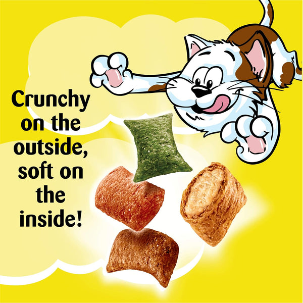 ShakeUps Crunchy and Soft Cat Treats, Crustacean Celebration Flavor, 2 pack, 2.47 oz per pack, plus 3 My Outlet Mall Resealable Storage Pouches