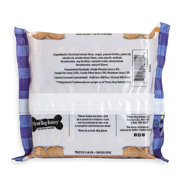 Puppy Butters Peanut Butter Sandwich Cookies Dog Treats, 1 pack, 11.8 oz, plus 3 My Outlet Mall Resealable Storage Pouches