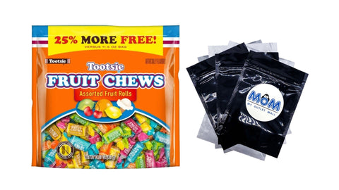 Fruit Chews Assorted Fruit Flavors - 1 pack - 14.37 oz - plus 3 My Outlet Mall Resealable Storage Pouches