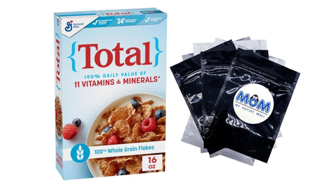 Breakfast Cereal, 100% Daily Value of 11 Vitamins & Minerals, 1 pack, 16 oz, plus 3 My Outlet Mall Resealable Storage Pouches