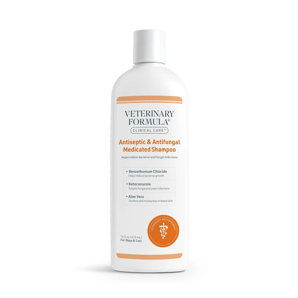 Clinical Care Antiseptic & Antifungal Shampoo - 2 packs - 16 oz - plus 3 My Outlet Mall Resealable Storage Pouches