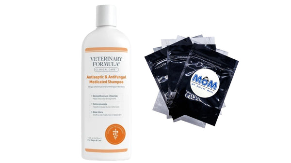 Clinical Care Antiseptic & Antifungal Shampoo - 1 pack - 16 oz - plus 3 My Outlet Mall Resealable Storage Pouches