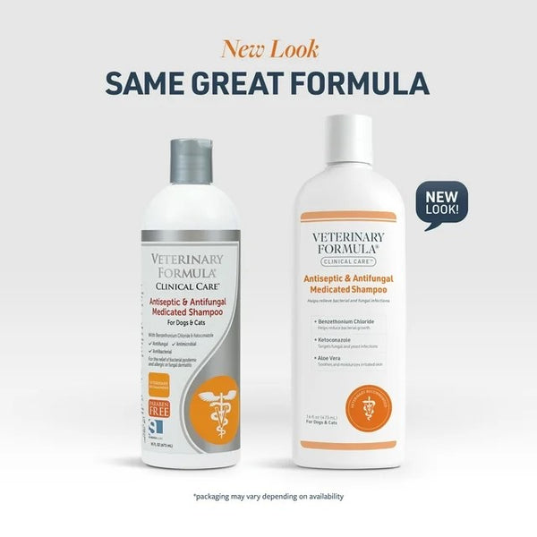 Clinical Care Antiseptic & Antifungal Shampoo - 1 pack - 16 oz - plus 3 My Outlet Mall Resealable Storage Pouches