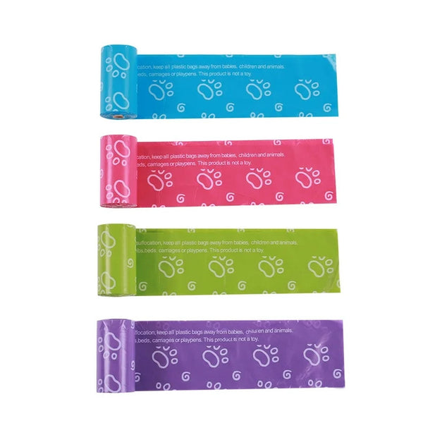 Fashion Pet Waste Bags, 3 pack, 120 Count per pack, plus 3 My Outlet Mall Resealable Storage Pouches
