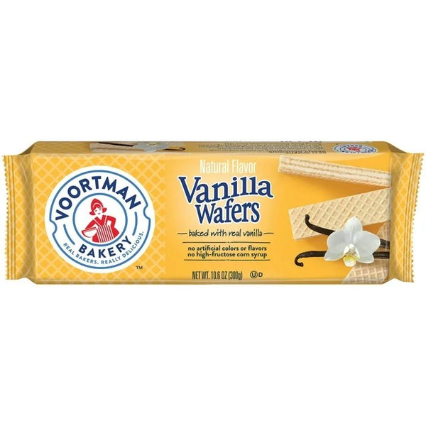 Bakery Vanilla Wafers, 3 Packs, 10.6 oz per pack, plus 3 My Outlet Mall Resealable Storage Pouches