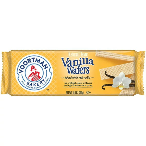 Bakery Vanilla Wafers, 3 Packs, 10.6 oz per pack, plus 3 My Outlet Mall Resealable Storage Pouches