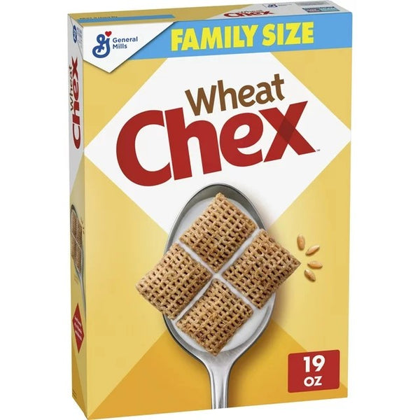 Breakfast Cereal, Homemade Chex Mix Ingredient, Family Size, 3 Packs, 19 oz per pack, plus 3 My Outlet Mall Resealable Storage Pouches