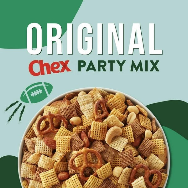 Breakfast Cereal, Homemade Chex Mix Ingredient, Family Size, 3 Packs, 19 oz per pack, plus 3 My Outlet Mall Resealable Storage Pouches