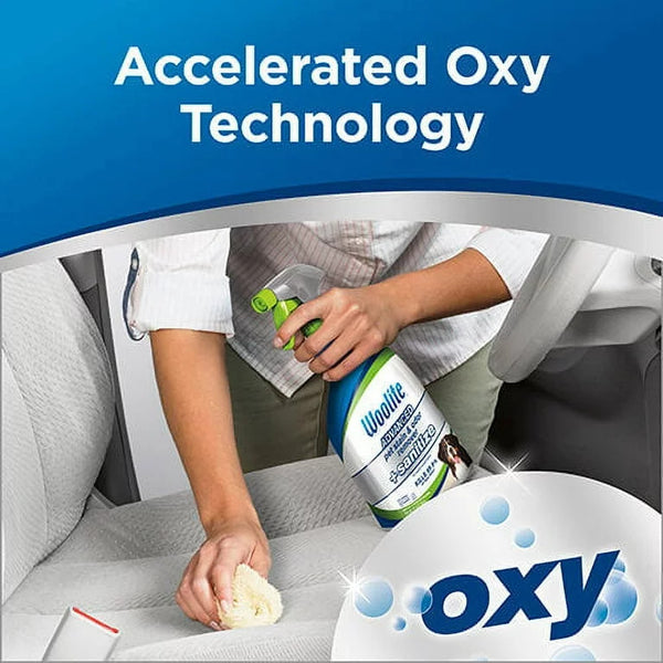 Advanced Pet Stain & Odor Remover + Sanitize, 1 pack, 22 oz, plus 3 My Outlet Mall Resealable Storage Pouches