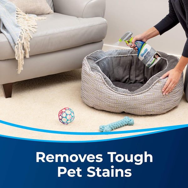 Advanced Pet Stain & Odor Remover + Sanitize, 1 pack, 22 oz, plus 3 My Outlet Mall Resealable Storage Pouches