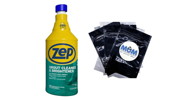 Commercial Grout Cleaner - 1 Pack - 32 oz per pack - plus 3 My Outlet Mall Resealable Storage Pouches