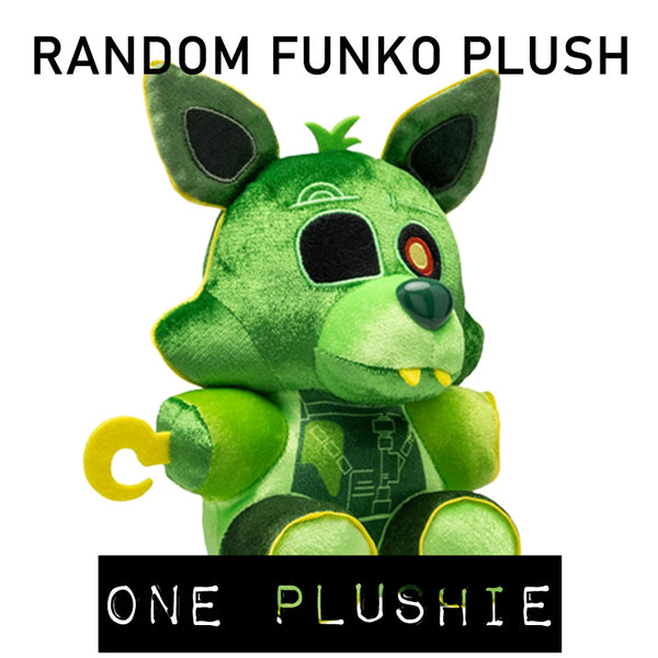 Funko Plushies Five Nights at Freddy's Special Delivery AR Collectible Plush (One Random) Neon Black Light Plushies and 2 My Outlet Mall Stickers