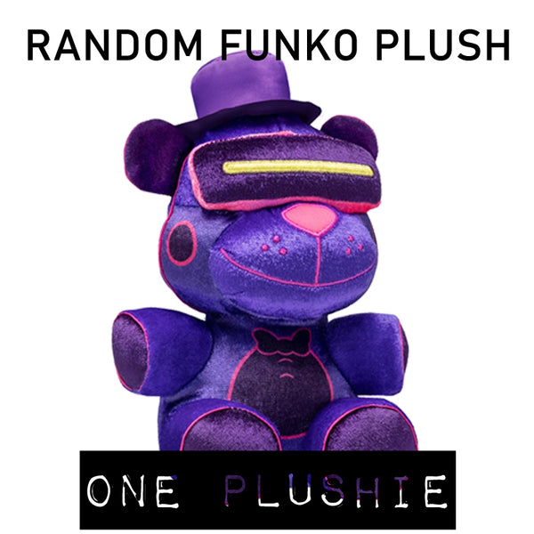 Funko Plushies Five Nights at Freddy's Special Delivery AR Collectible Plush (One Random) Neon Black Light Plushies and 2 My Outlet Mall Stickers