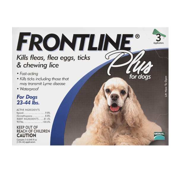 FRONTLINE Flea and Tick Treatment for Dogs Medium Dogs 23-44 lbs