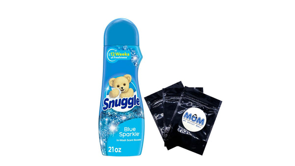 In Wash Laundry Scent Booster Crystals Blue Sparkle- 1 pack - 21 oz per pack - plus 3 My Outlet Mall Resealable Storage Pouches