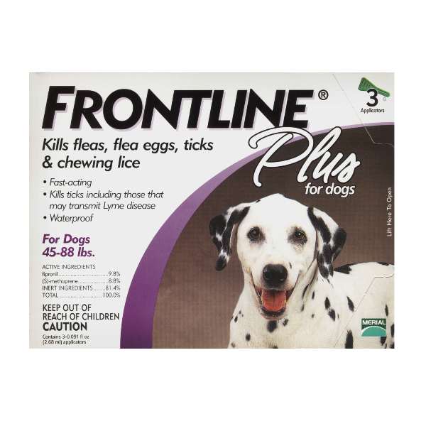 FRONTLINE Plus Flea and Tick Treatment for Dogs