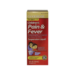 GOOD SENSE CHILDRENS PAIN AND FEVER ORAL SUSPENSION LIQUID