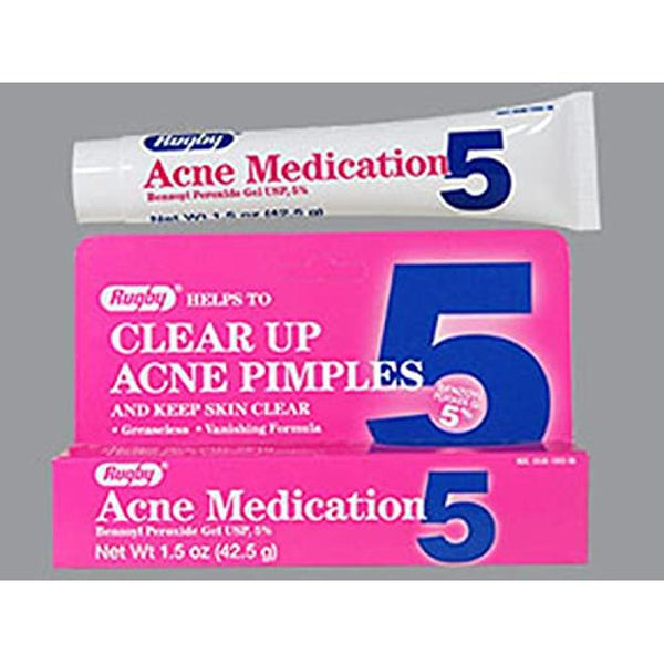 RUGBY BENZOYL PEROX GEL/ACNE MED