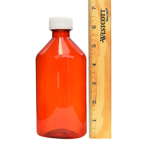Five Star Supplies Bottles Oval 12 oz Amber Child Resistant (DS)