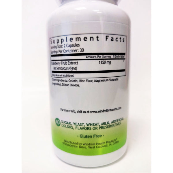 Windmill Natural Vitamins Elderberry 1,150 mg