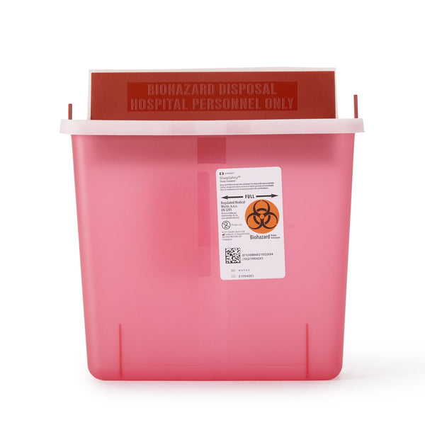 Cardinal Sharps Container 5Qt Red