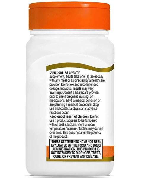 21st Century C 500 mg with Rose Hips Tablets 110 Count