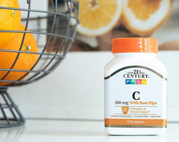 21st Century C 500 mg with Rose Hips Tablets 110 Count