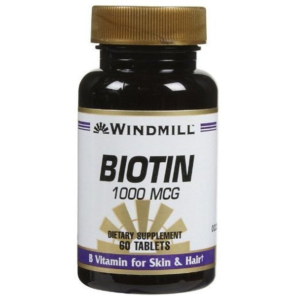 Windmill Natural Vitamins Biotin 1000 mcg