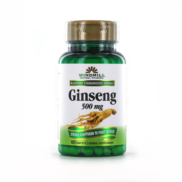 Windmill Ginseng 500 mg Extract Caplets 60