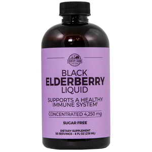 Country Farms Black Elderberry Liquid 4,250mg Sugar-Free