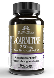 Windmill Natural Vitamins L-Carnitine 250mg