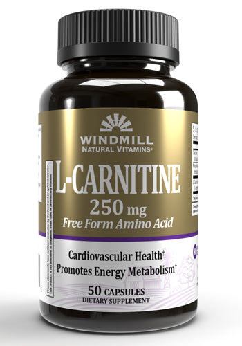 Windmill Natural Vitamins L-Carnitine 250mg