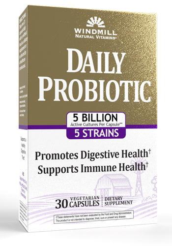 Windmill Natural Vitamins Daily Probiotic 5 billion CFU